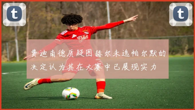 费迪南德质疑图赫尔未选帕尔默的决定认为其在大赛中已展现实力